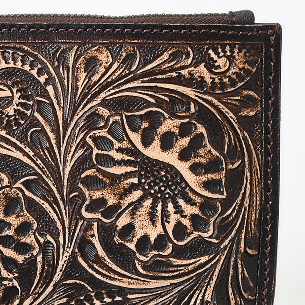 ADBGZ895 Tooled Leather Wristlet & Cardholder Set | American Darling