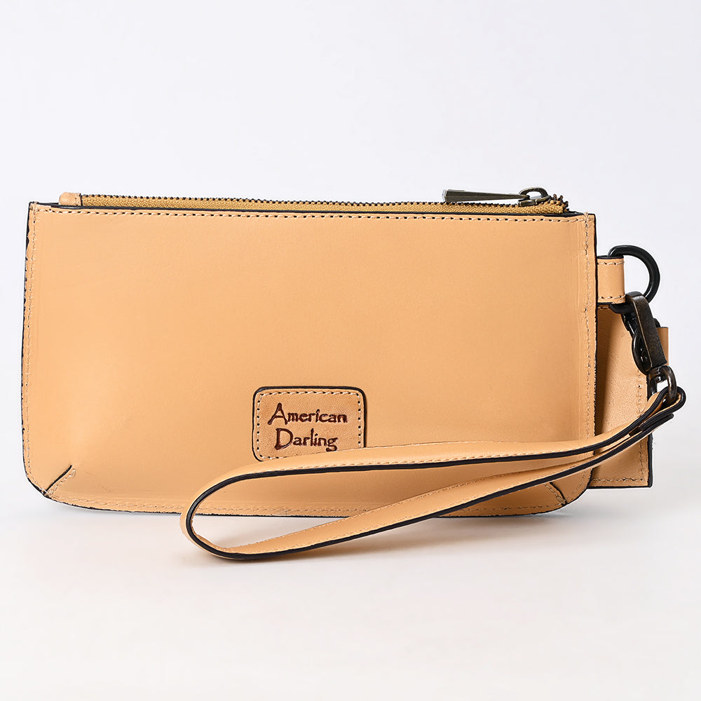 ADBGZ895 Tooled Leather Wristlet & Cardholder Set | American Darling