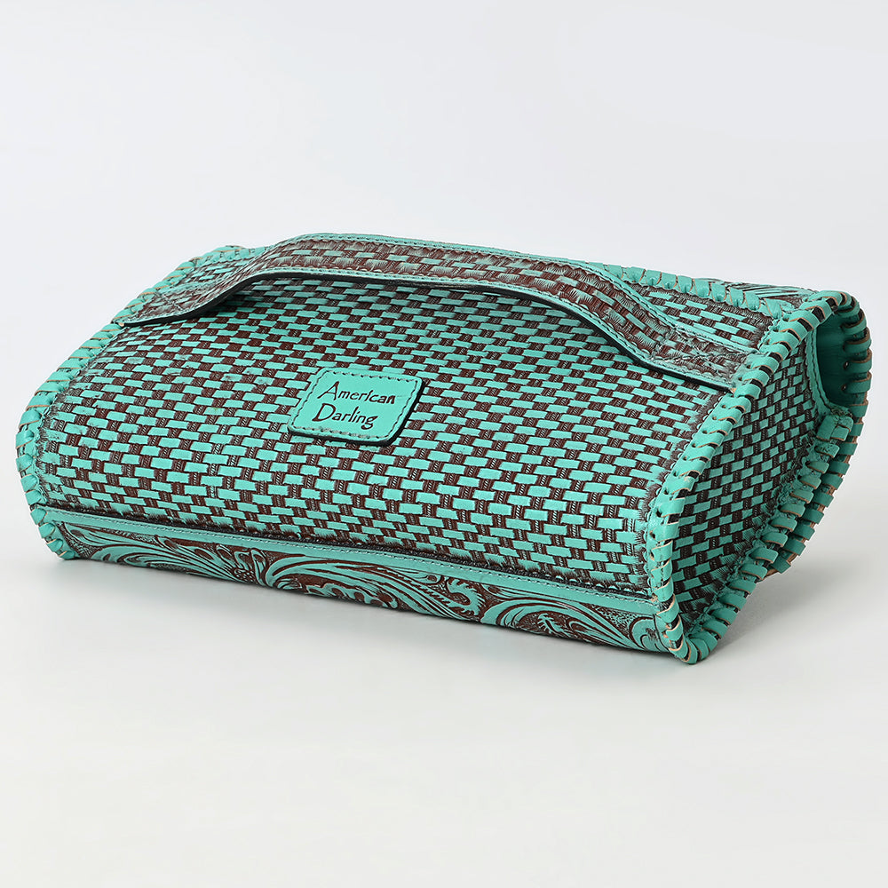 ADBGZ899 Hand-Tooled Genuine Leather Western Clutch Wallet