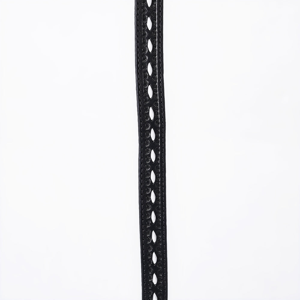 ADHTBR129 Hand tooled Genuine American Leather Hatband Unisex