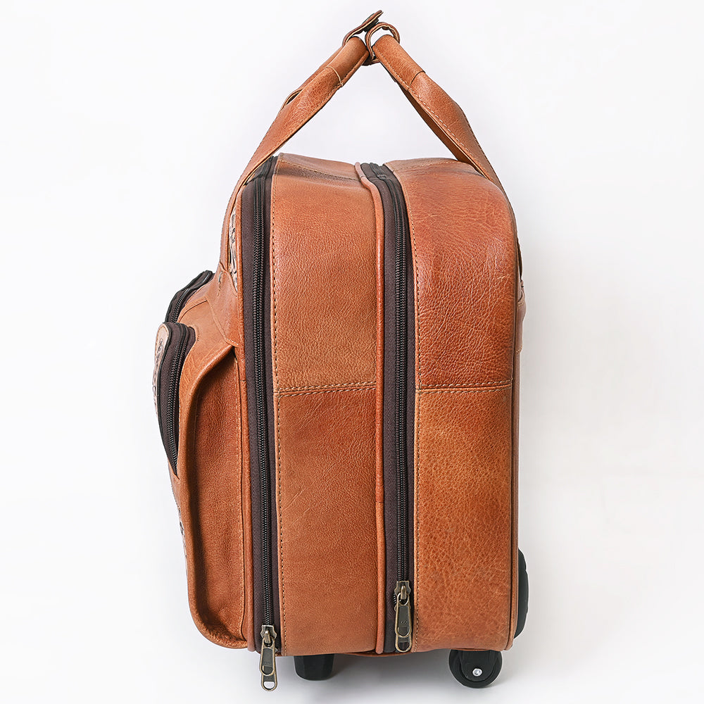 ADBG1602 Travel Case Hand Tooled Genuine Leather women bag western Bag