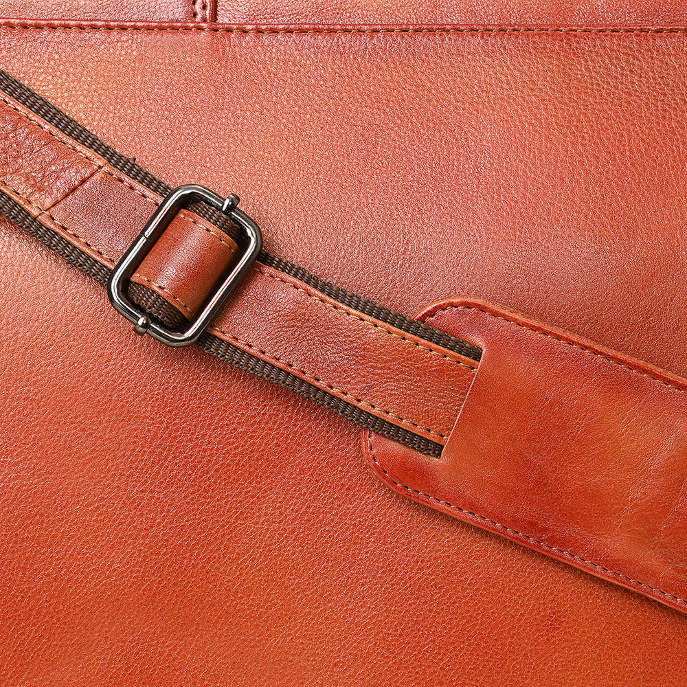 OHM118C Briefcase Genuine Leather women bag western Bag