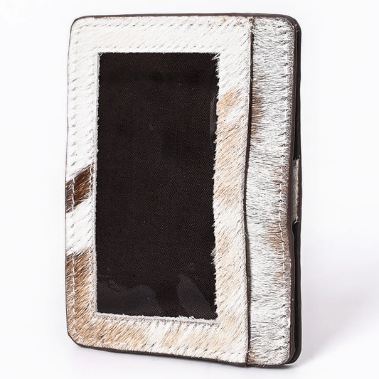 ADCCM109 Hair-On Cowhide Vertical ID Card Holder - Western Style