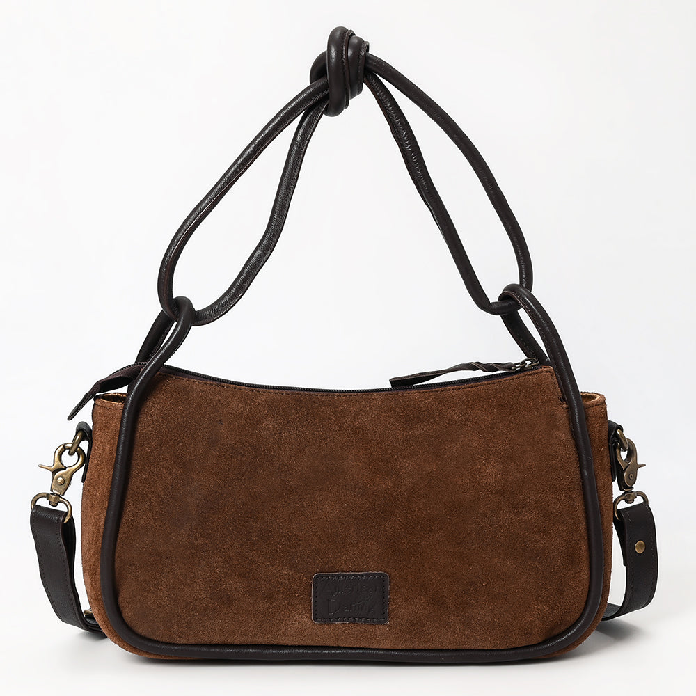 ADBGM528 Crossbody Genuine Suede Leather Women Bag