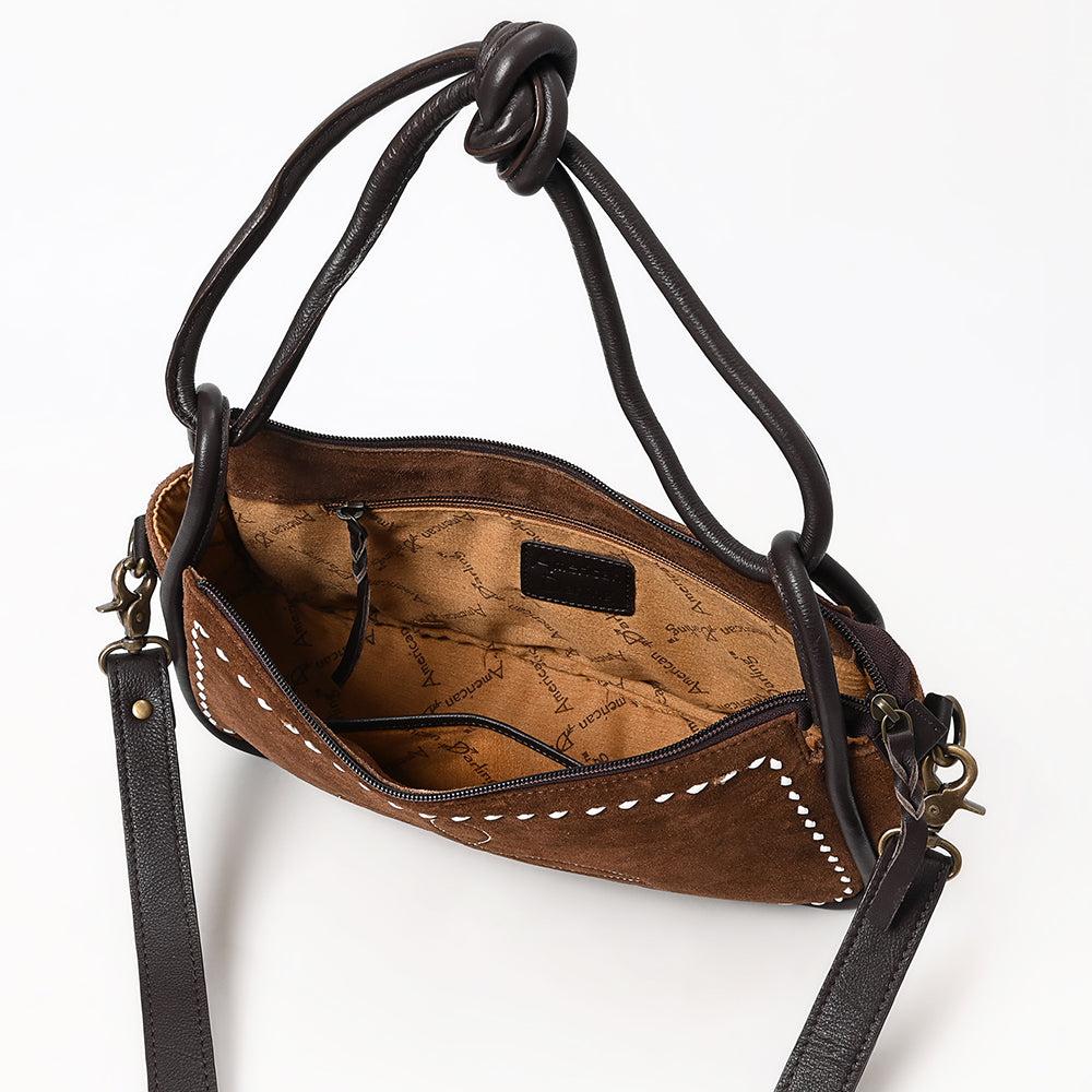 ADBGM528 Crossbody Genuine Suede Leather Women Bag