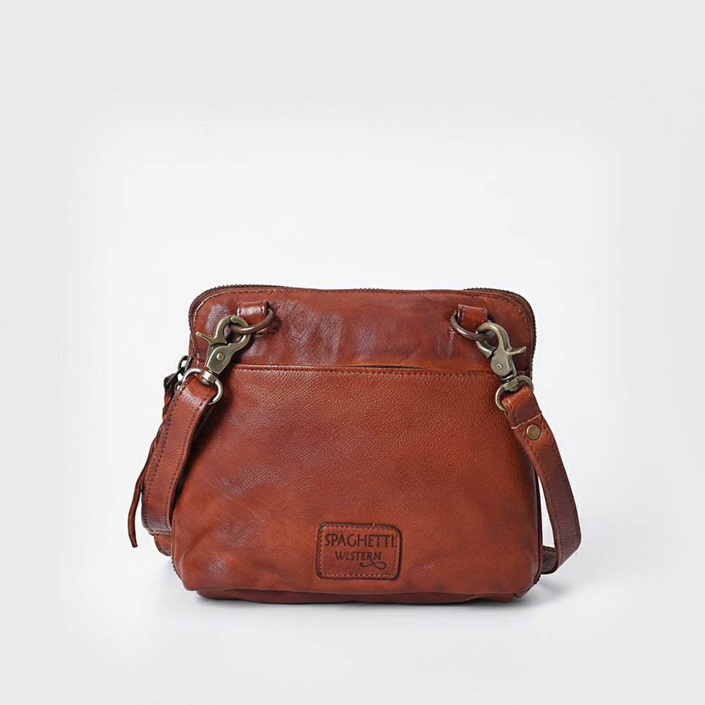 SWM116 Bronzello - Woven Leather Cross Body