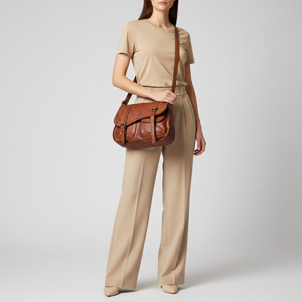 SWM117 Fioralto - Leather Professional Cross Body