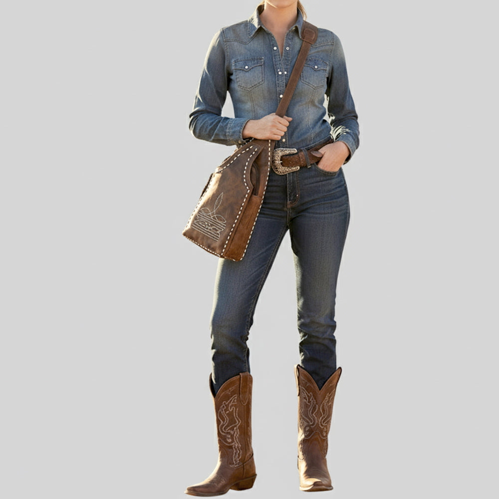 ADBGM532 Sling Genuine Western Leather Women Bag