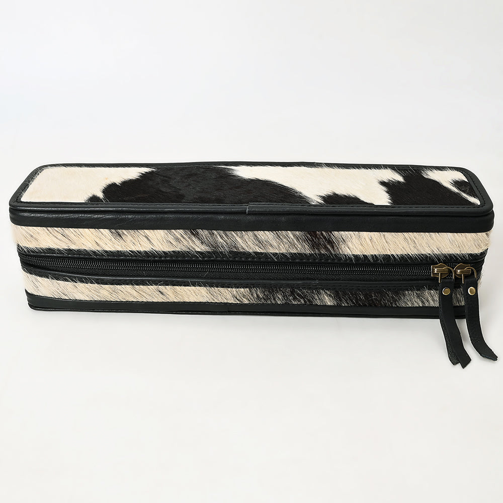 ADBGA707 Hair-On Cowhide Hair Straightener Case - Leather Western Organizer