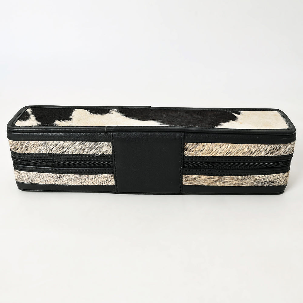 ADBGA707 Hair-On Cowhide Hair Straightener Case - Leather Western Organizer