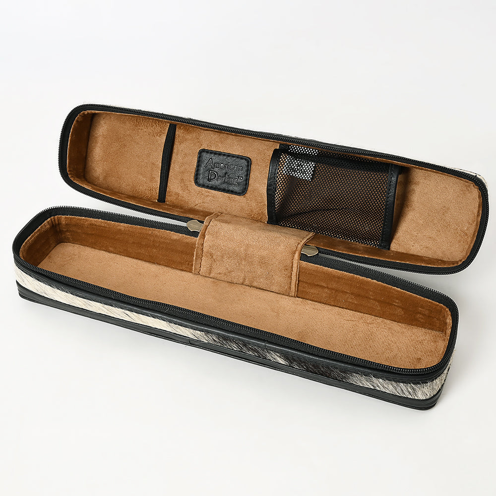ADBGA707 Hair-On Cowhide Hair Straightener Case - Leather Western Organizer