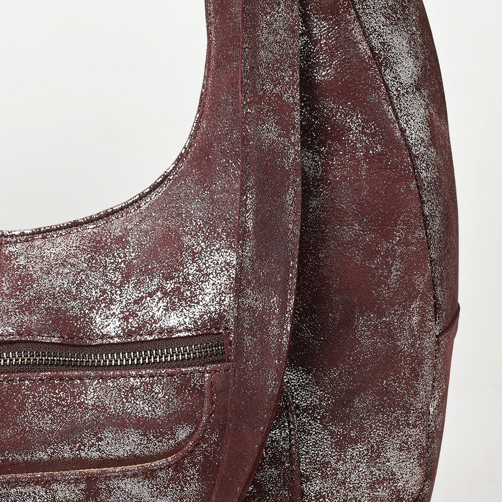 ADBGZ910 Hobo Hair-On Genuine Western Leather Women Bag