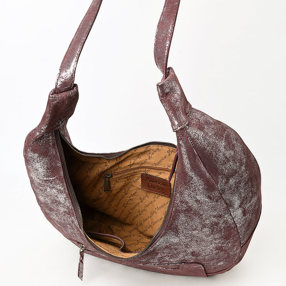 ADBGZ910 Hobo Hair-On Genuine Western Leather Women Bag