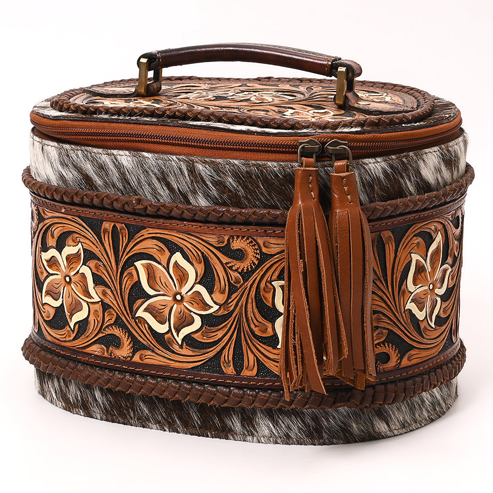 ADBGA715 American Darling Hand Tooled Hair-On Cowhide Cross body Bag