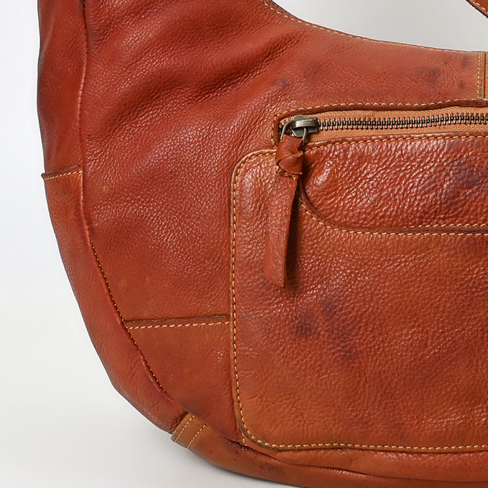 ADBGZ910 Hobo Hair-On Genuine Western Leather Women Bag