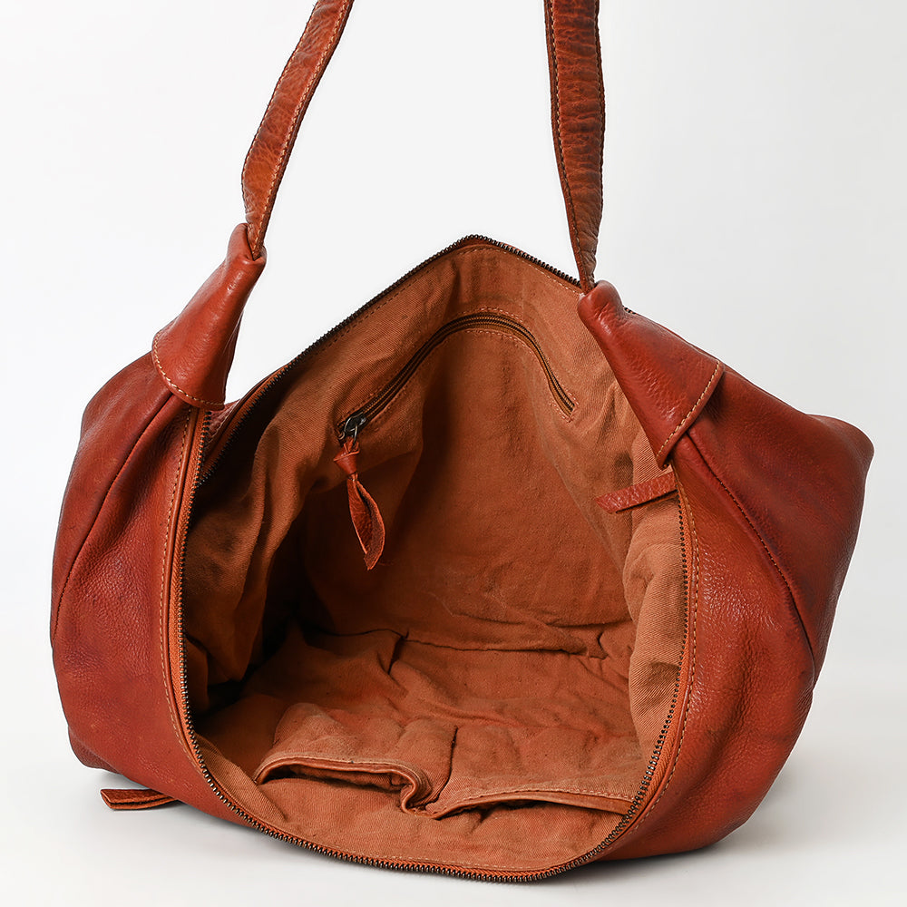 ADBGZ910 Hobo Hair-On Genuine Western Leather Women Bag