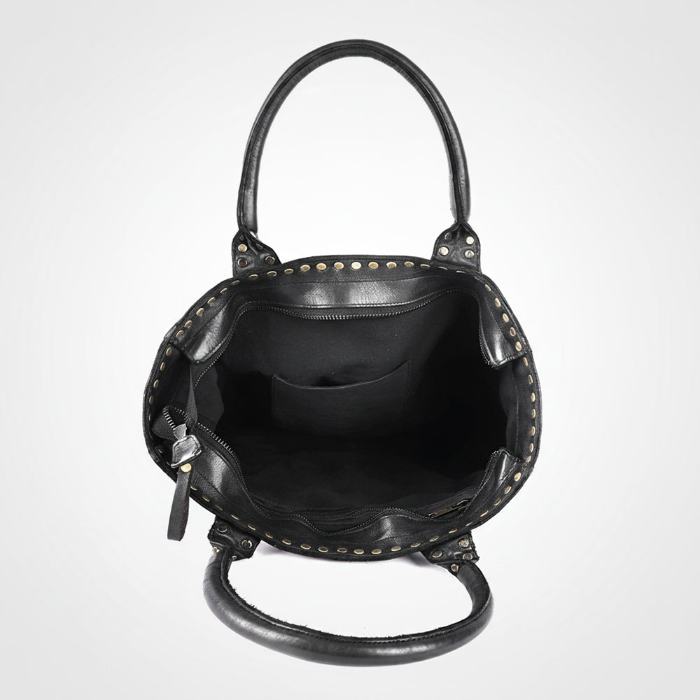 SWL139 Solviera -Handcrafted Riveted Tote