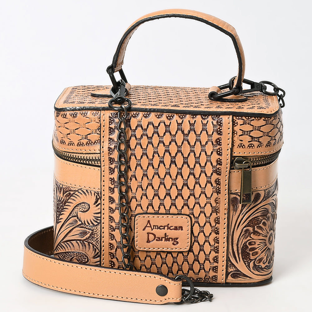 ADBGZ913 Jewelry Case Genuine Western Leather Women Bag