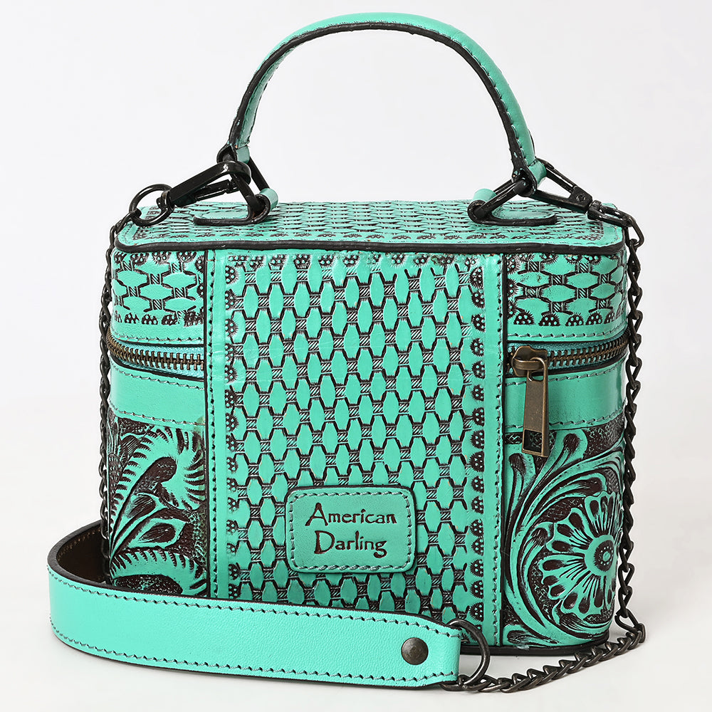 ADBGZ913 Jewelry Case Genuine Western Leather Women Bag