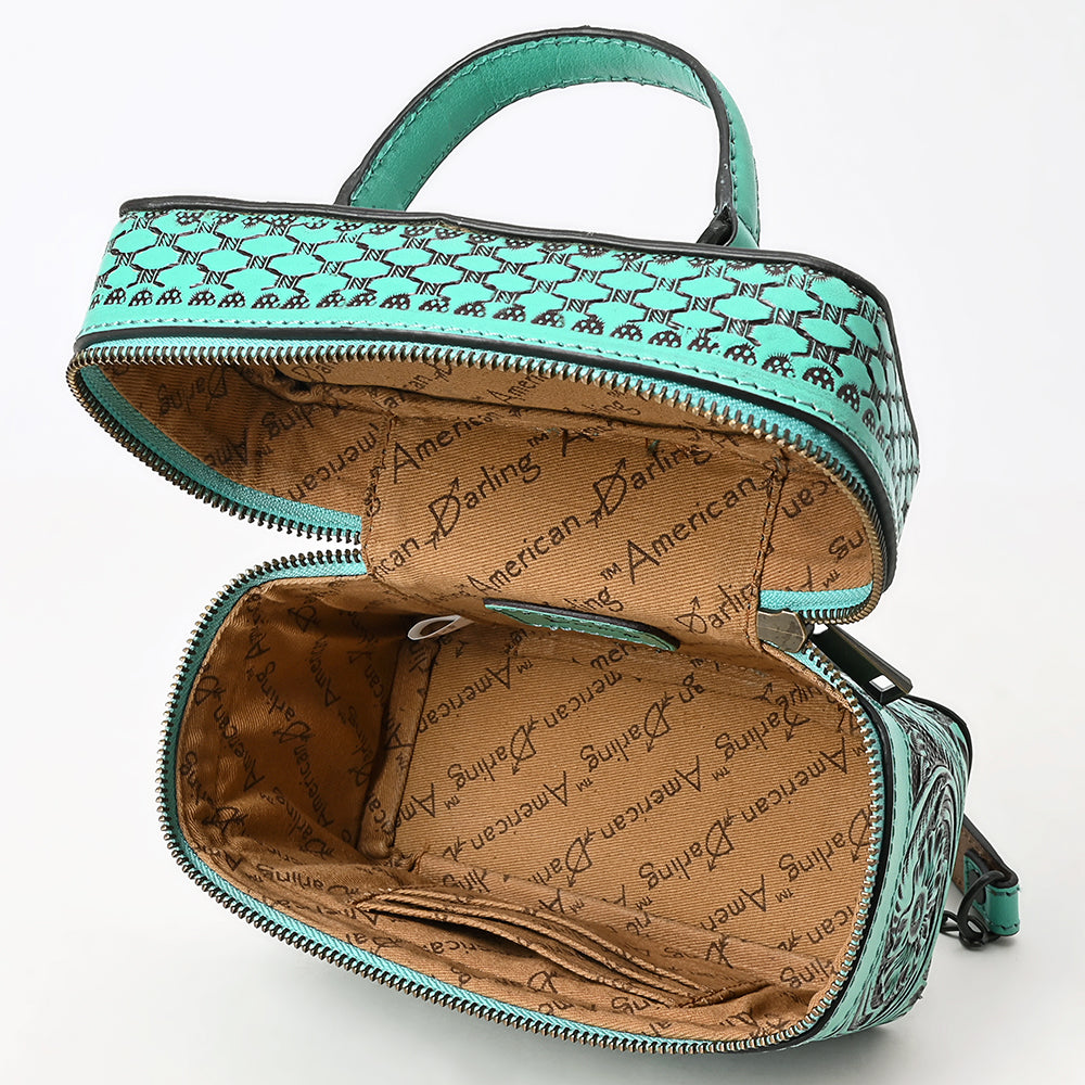 ADBGZ913 Jewelry Case Genuine Western Leather Women Bag