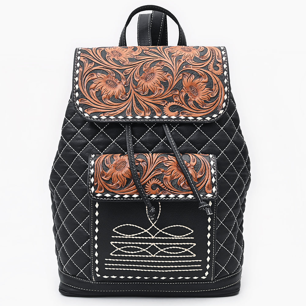 ADBGA731 Backpack Hand Tooled Genuine Leather women bag western Bag
