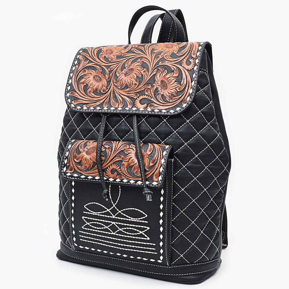 ADBGA731 Backpack Hand Tooled Genuine Leather women bag western Bag