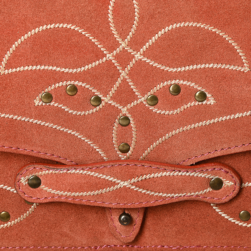 ADBGZX104 Wallet Western Genuine suede Leather women bag