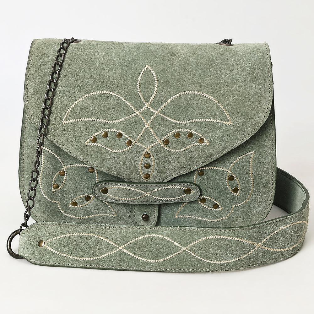 ADBGZX105 Wallet Western Genuine suede Leather women bag