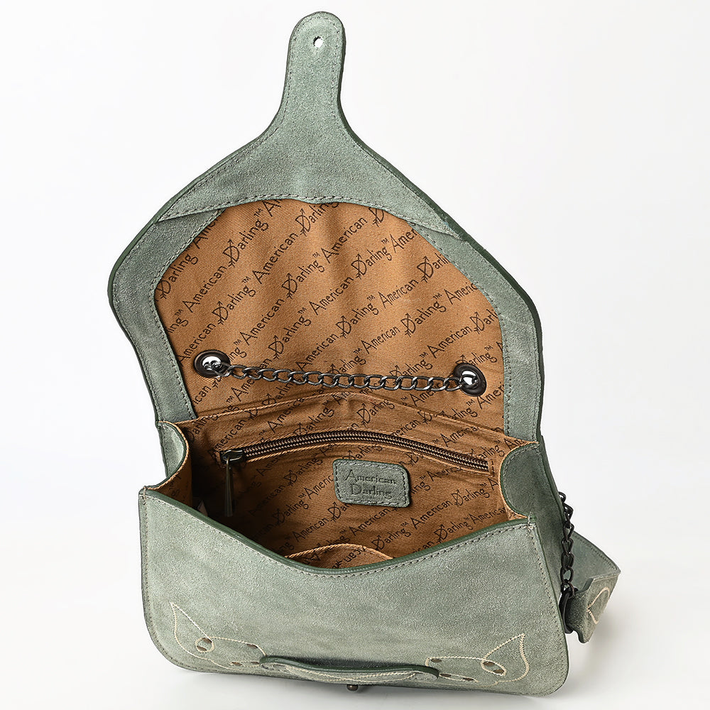 ADBGZX105 Wallet Western Genuine suede Leather women bag