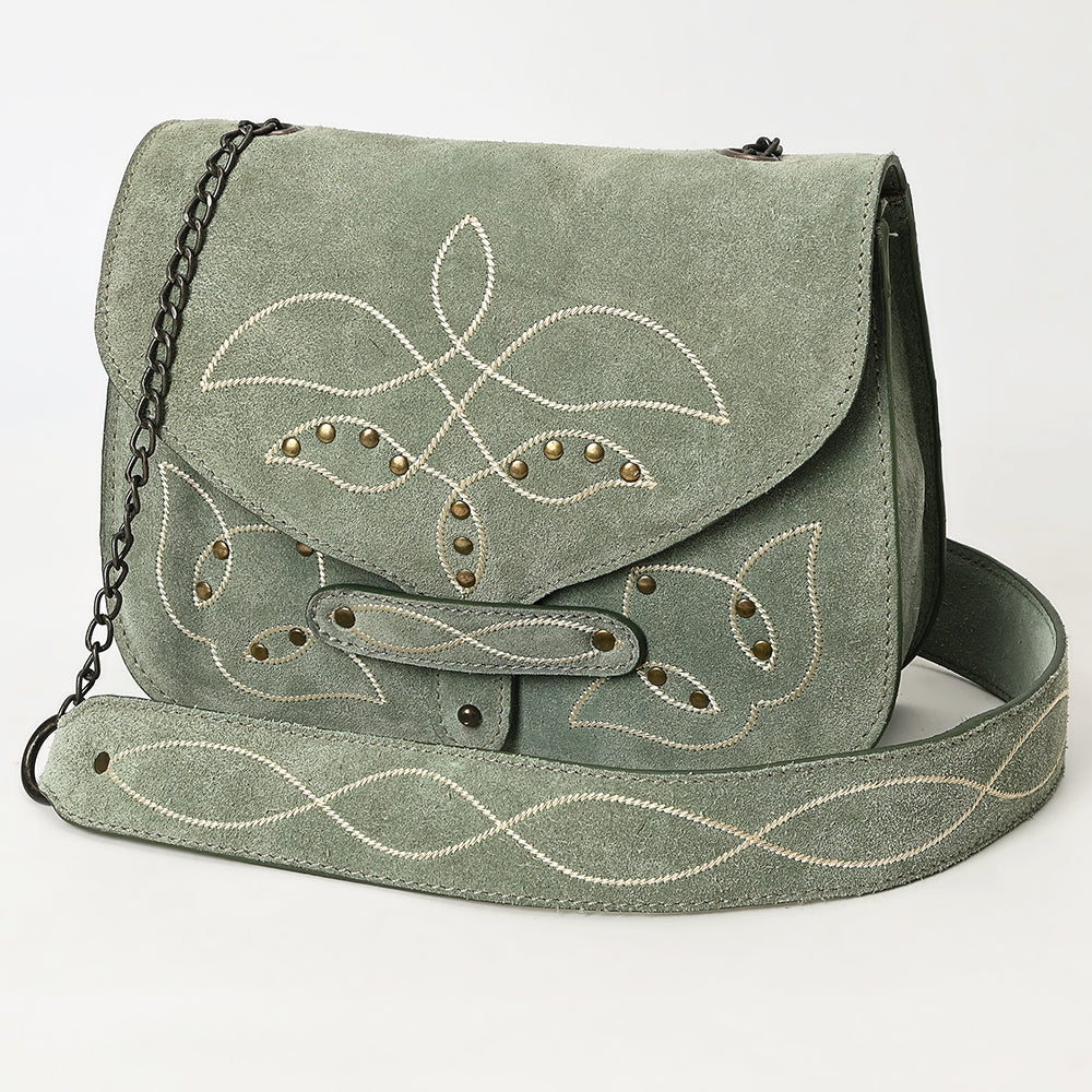 ADBGZX105 Wallet Western Genuine suede Leather women bag