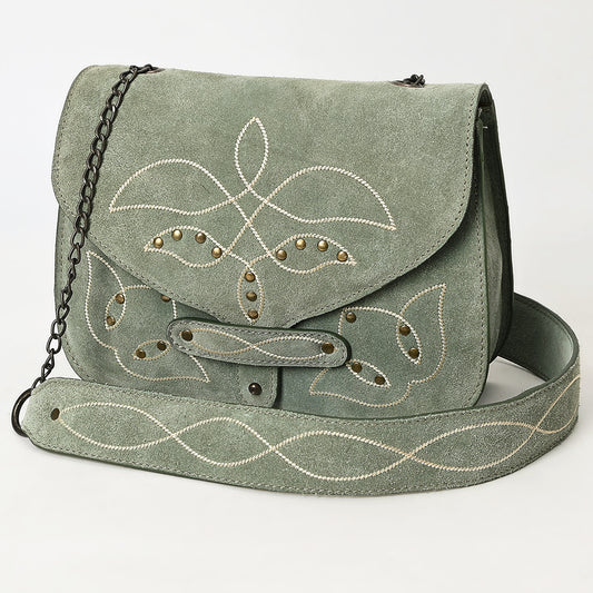 ADBGZX105 Wallet Western Genuine suede Leather women bag