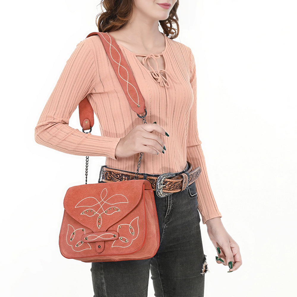 ADBGZX105 Wallet Western Genuine suede Leather women bag