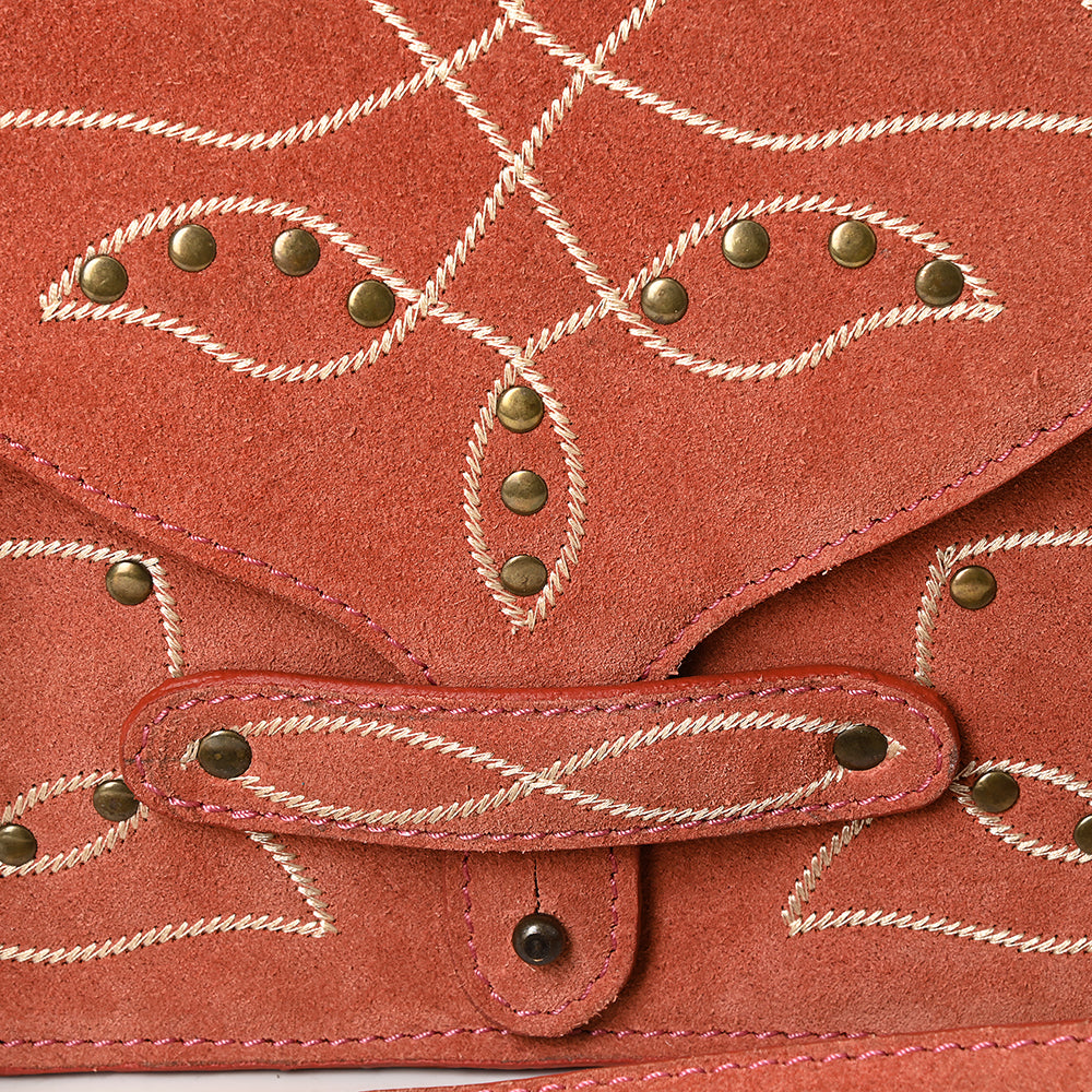 ADBGZX105 Wallet Western Genuine suede Leather women bag