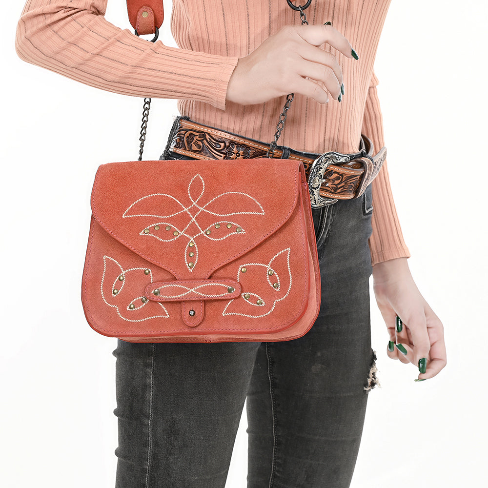 ADBGZX105 Wallet Western Genuine suede Leather women bag