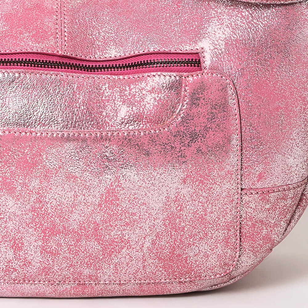 ADBGZ910 Hobo Hair-On Genuine Western Leather Women Bag