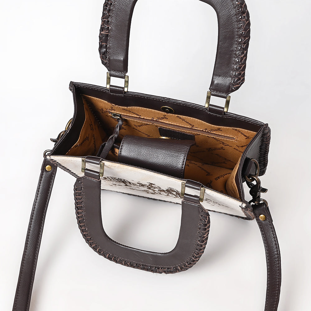 ADBGM625 Tote Hair-On  Genuine Western Leather Women Bag