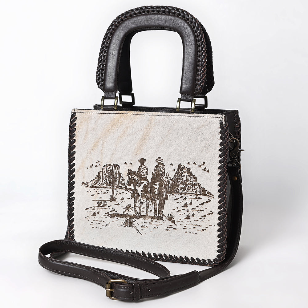 ADBGM625 Tote Hair-On  Genuine Western Leather Women Bag