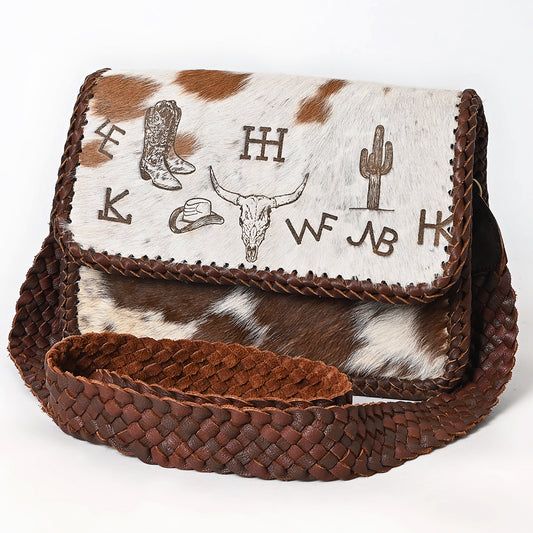 ADBGM627 Crossbody Hair-On Genuine Western Leather Women Bag