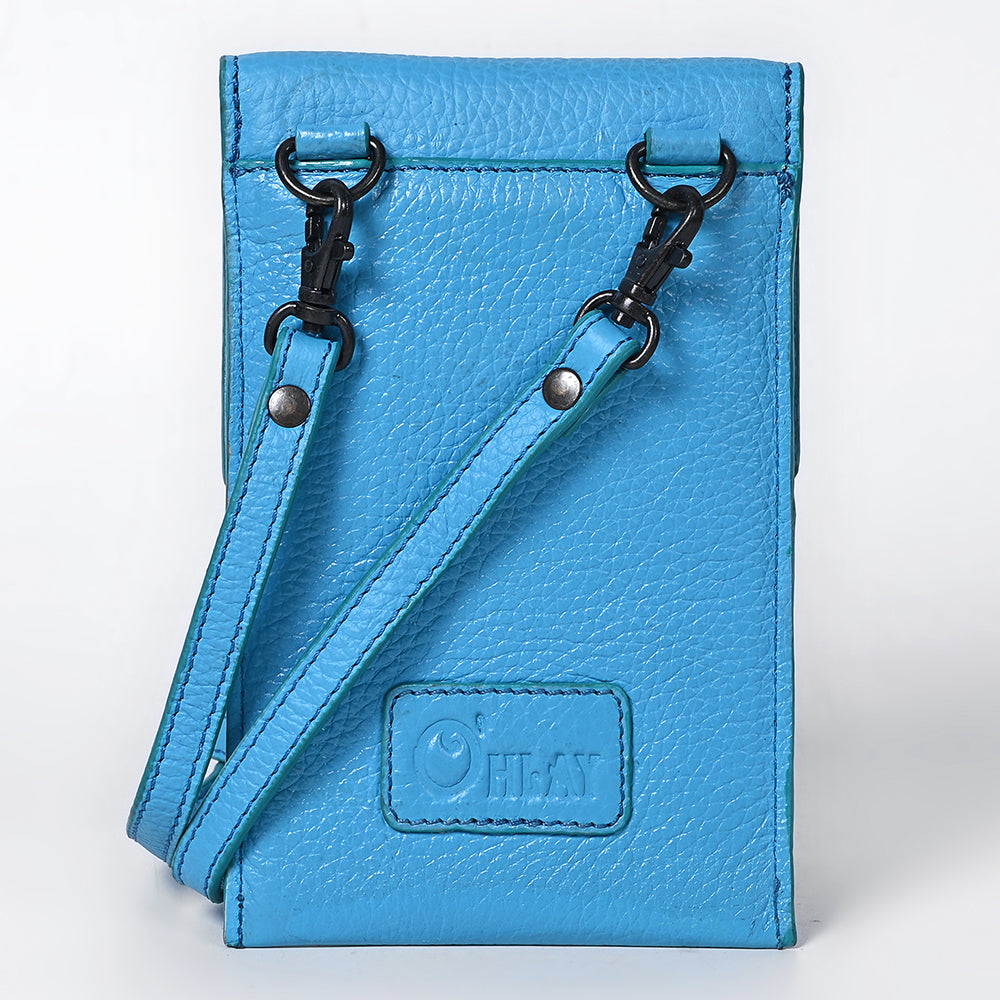 SOHZ116 CellPhone Holder Genuine Western Leather Women Bag