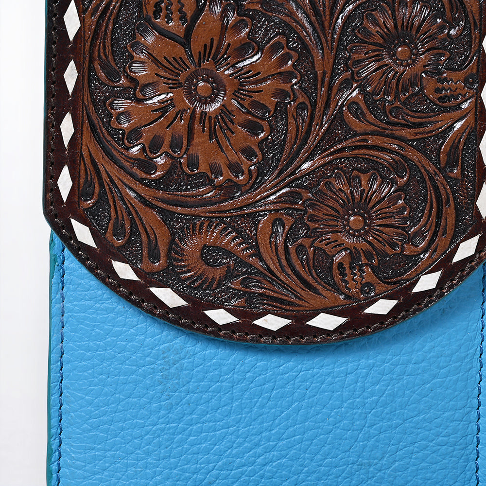 SOHZ116 CellPhone Holder Genuine Western Leather Women Bag