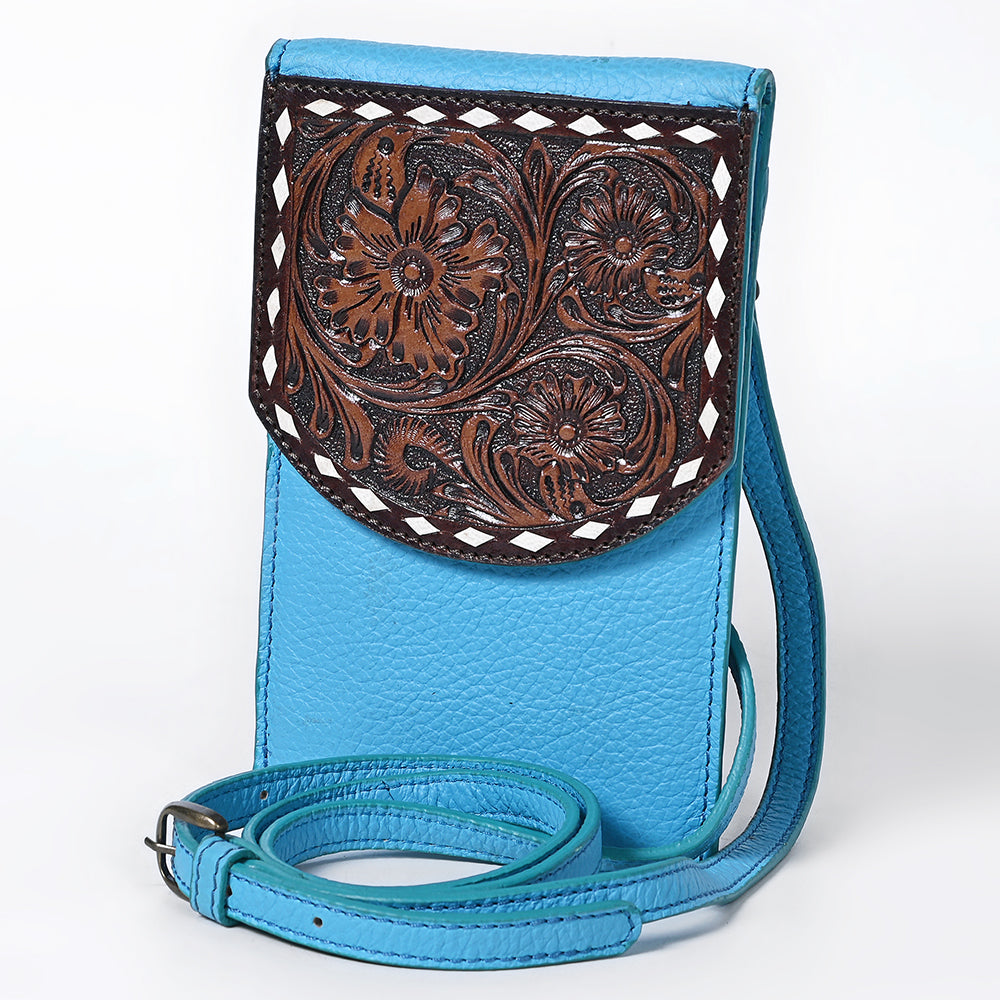 SOHZ116 CellPhone Holder Genuine Western Leather Women Bag