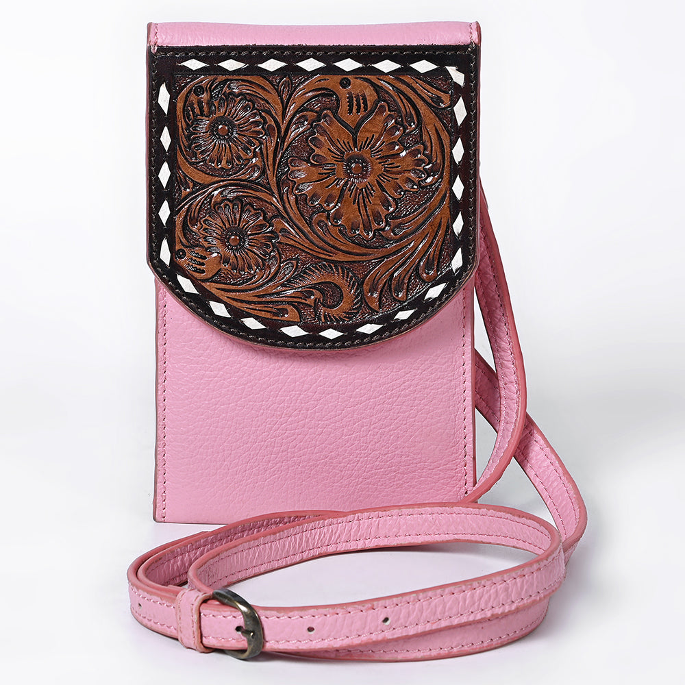 SOHZ117 CellPhone Holder Genuine Western Leather Women Bag