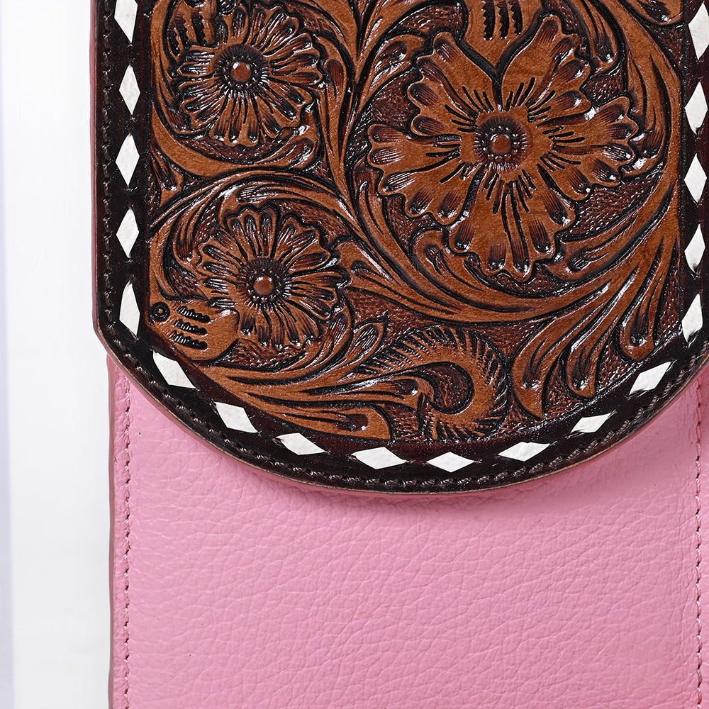 SOHZ117 CellPhone Holder Genuine Western Leather Women Bag