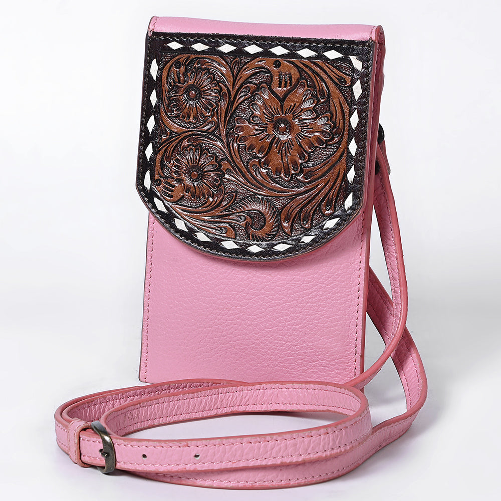 SOHZ117 CellPhone Holder Genuine Western Leather Women Bag