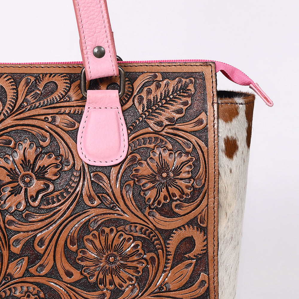 SOHZ120 Tote Hand Tooled Genuine Western Leather Women Bag
