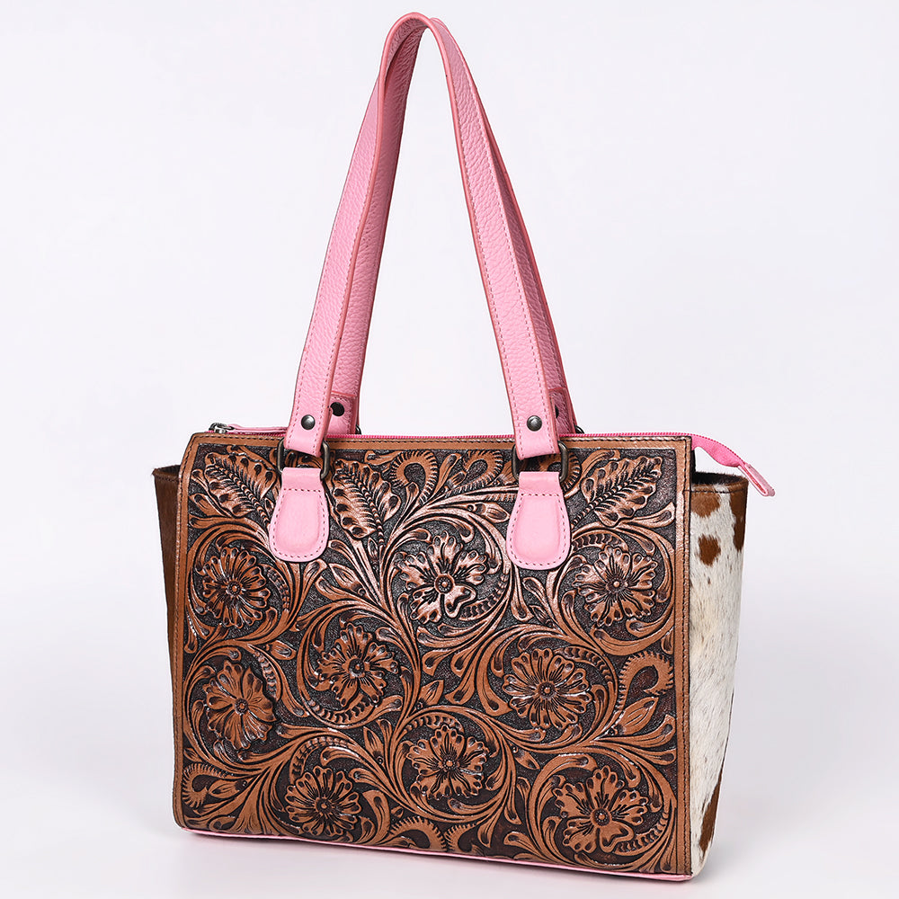 SOHZ120 Tote Hand Tooled Genuine Western Leather Women Bag