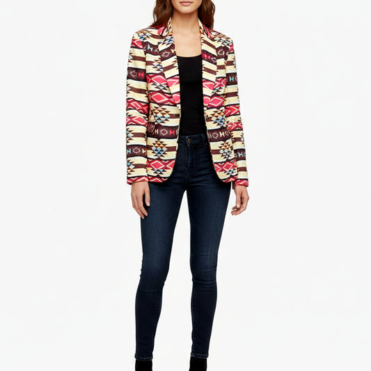 ADBZ065 Women Fabric Blazer dress jacket