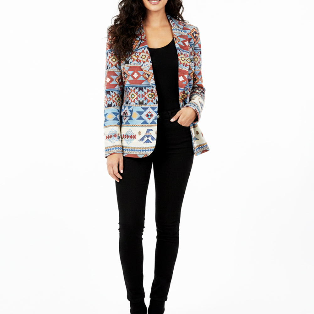 ADBZ066 Women Fabric Blazer dress jacket