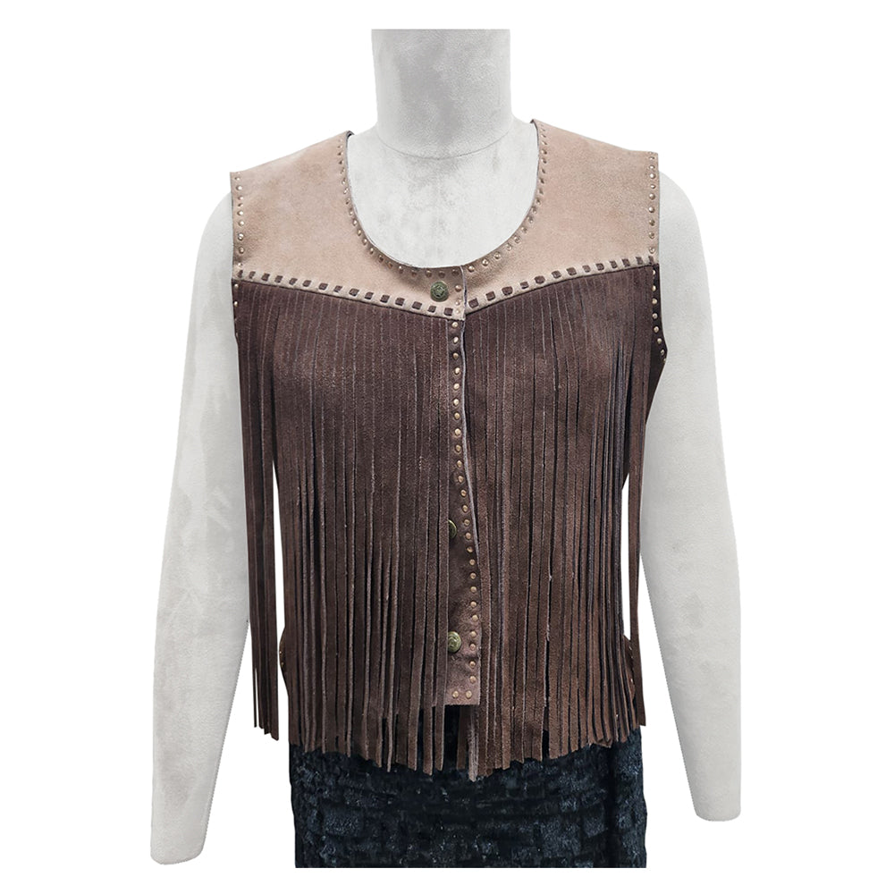 ADJKT054 Genuine Leather Women Shirt Jacket Dress