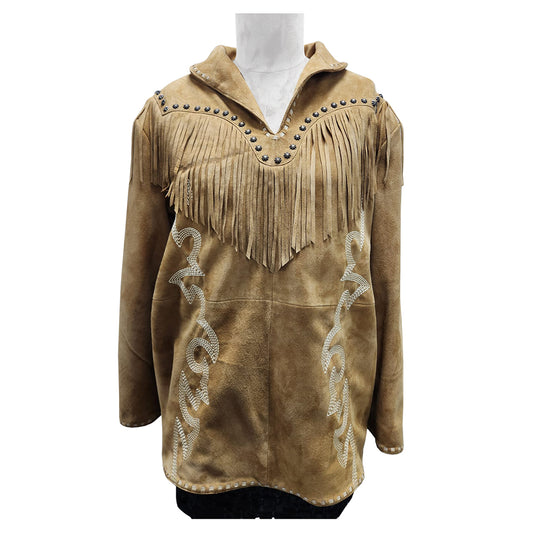 ADSH042 Genuine Leather Women Shirt Jacket Dress